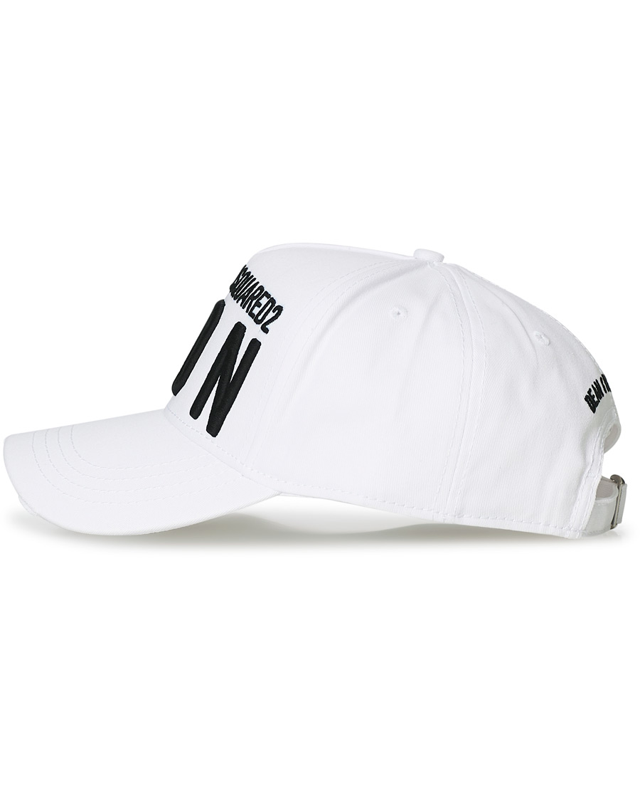 Homme | Dsquared2 Icon Baseball Cap White | Dsquared2 | Icon Baseball Cap White