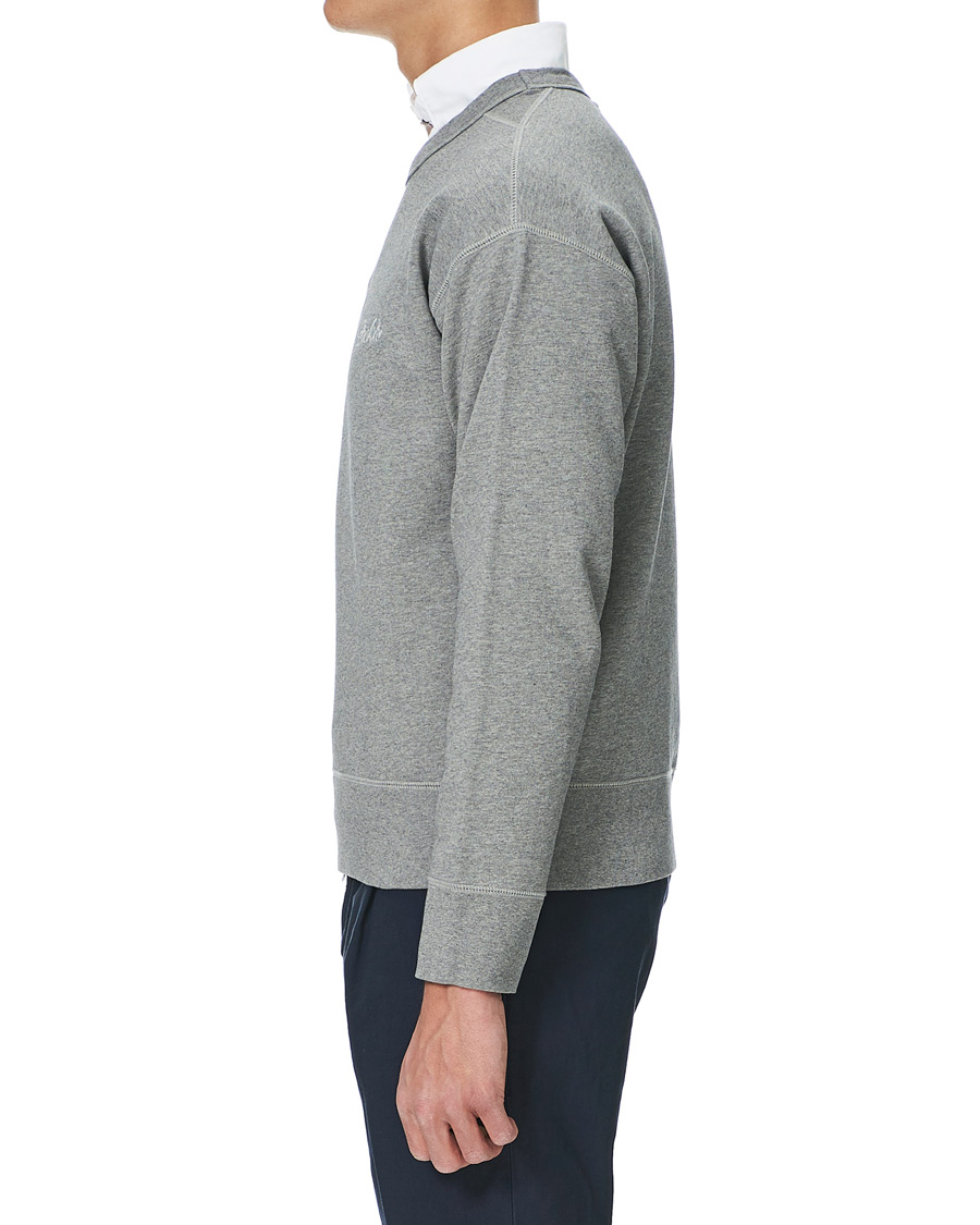 Homme | Pulls Et Tricots | Drake's | Sweatshirt Solid Grey Melange