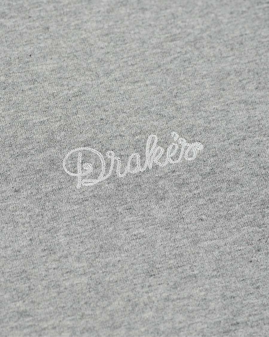 Homme | Pulls Et Tricots | Drake's | Sweatshirt Solid Grey Melange