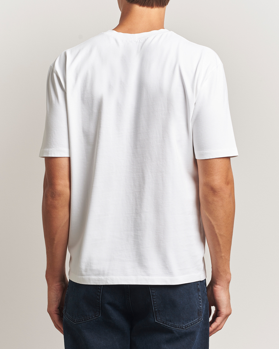 Homme | T-shirts | Drake's | Short Sleeve Hiking T-Shirt White