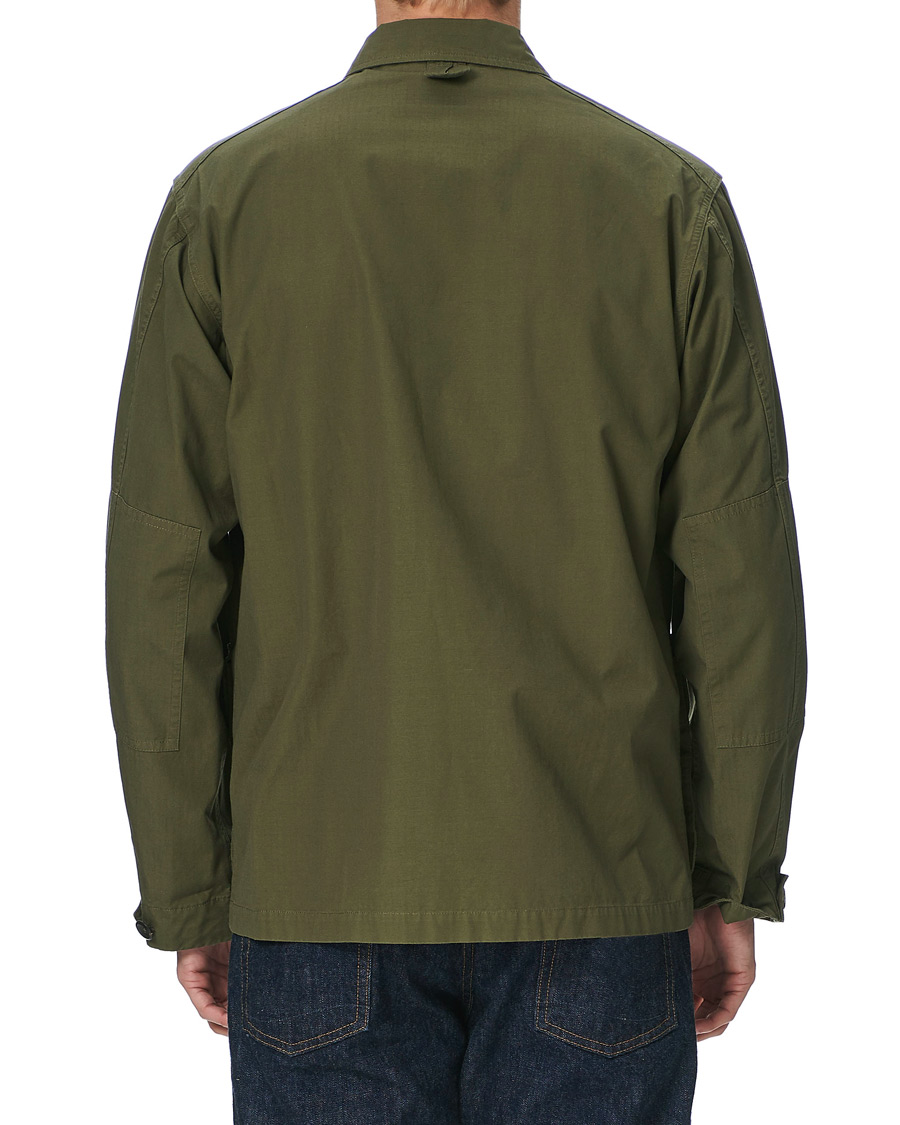 Homme | Manteaux Et Vestes | Drake's | Cotton Ripstop Jungle Jacket Khaki