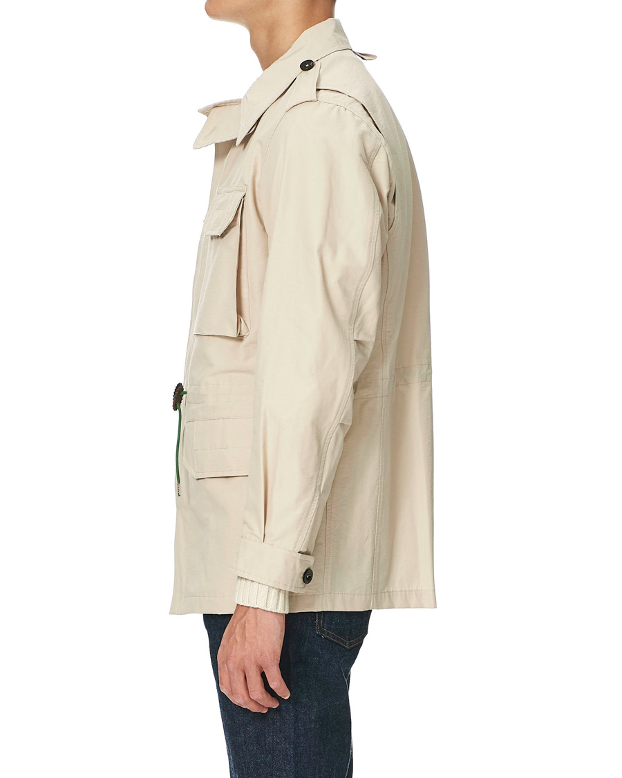 Homme | Manteaux Et Vestes | Drake's | Cotton/Nylon Sport Jacket Ecru