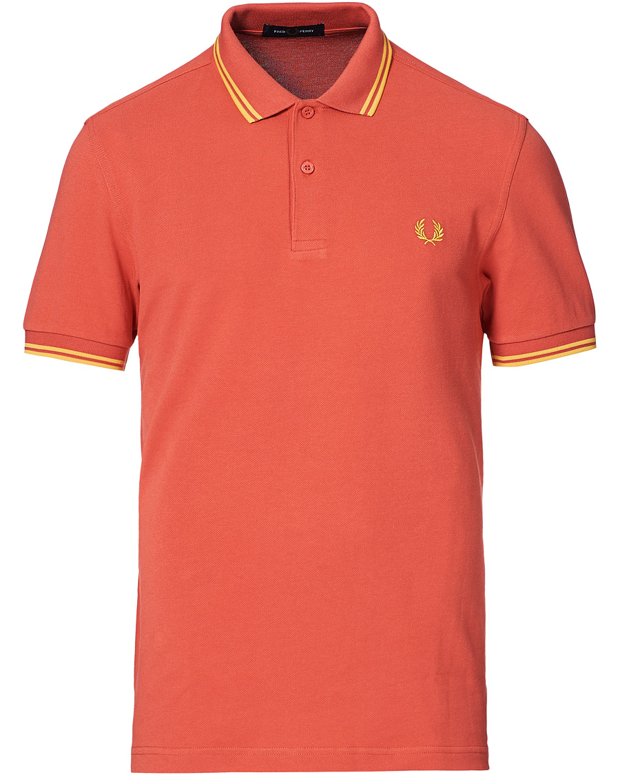 Homme | Polos | Fred Perry | Twin Tip Polo Summer Red