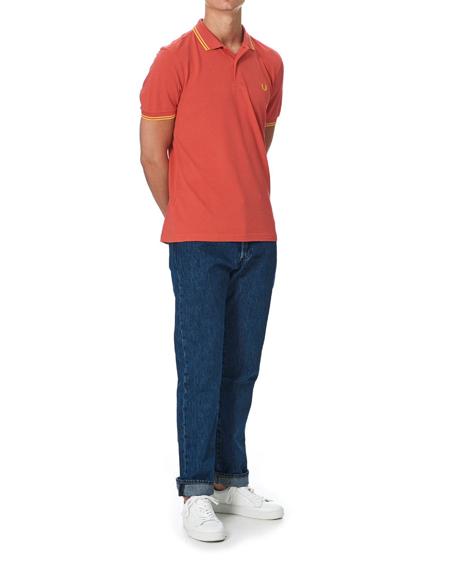 Homme | Polos | Fred Perry | Twin Tip Polo Summer Red