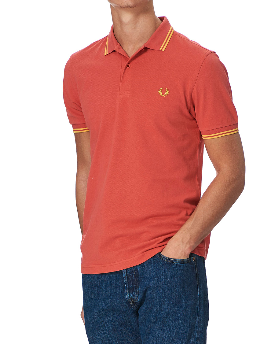 Homme | Polos | Fred Perry | Twin Tip Polo Summer Red