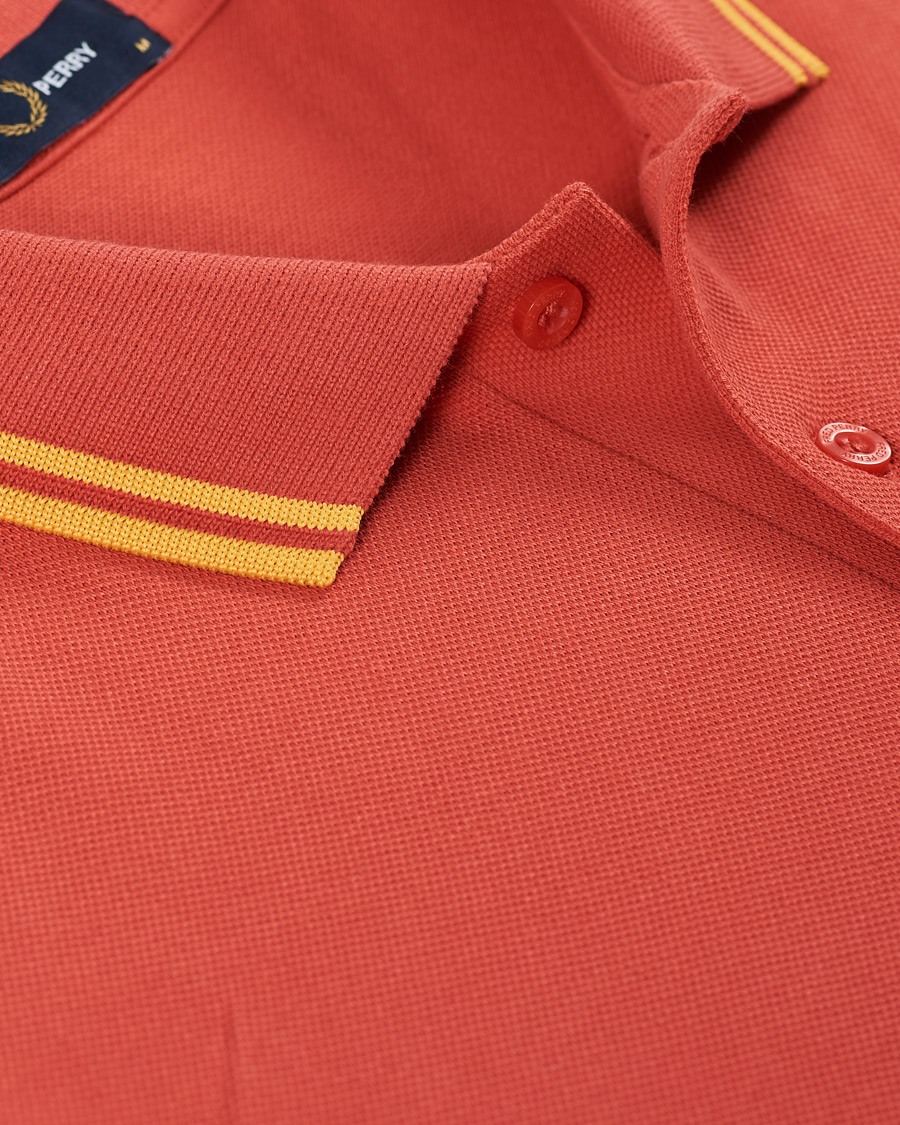 Homme | Polos | Fred Perry | Twin Tip Polo Summer Red