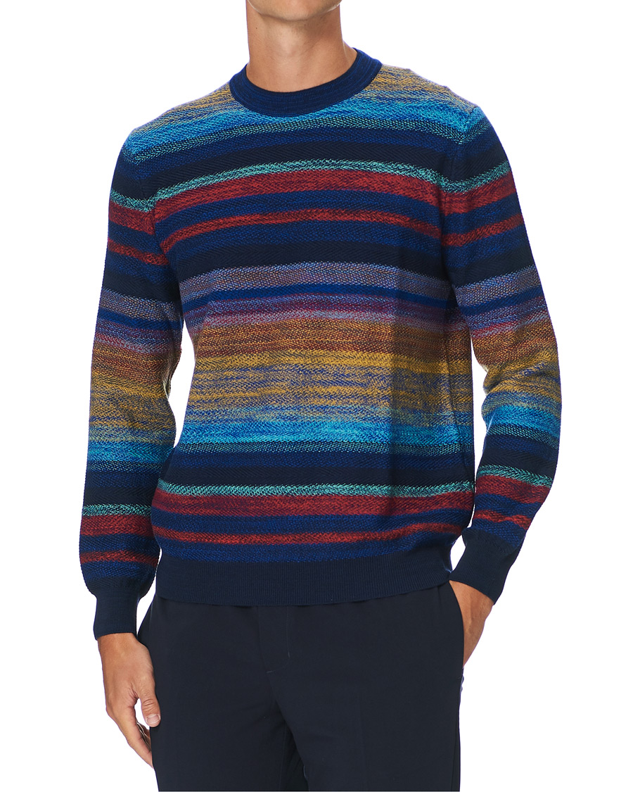 Homme | Pulls Et Tricots | Missoni | Striped Knitted Sweater Multicolor