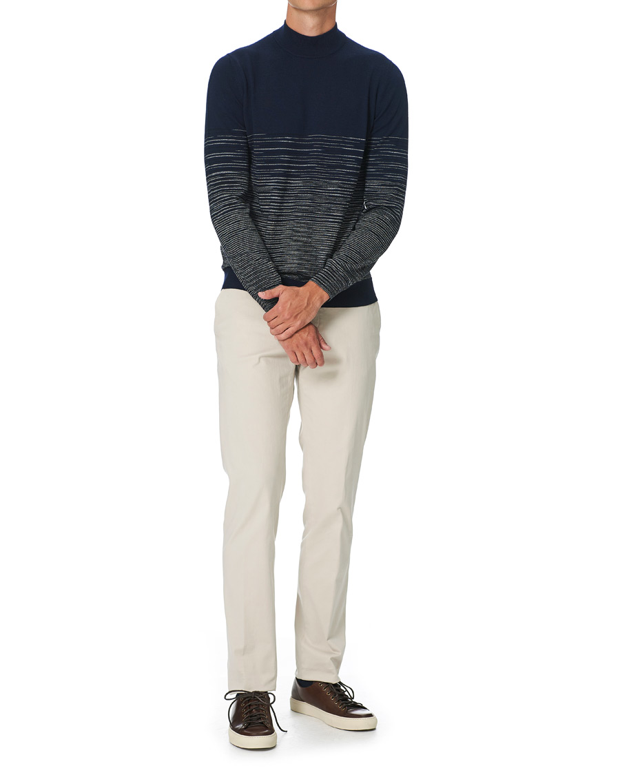 Homme | Pulls Et Tricots | Missoni | Gradient Wool Turtleneck Navy