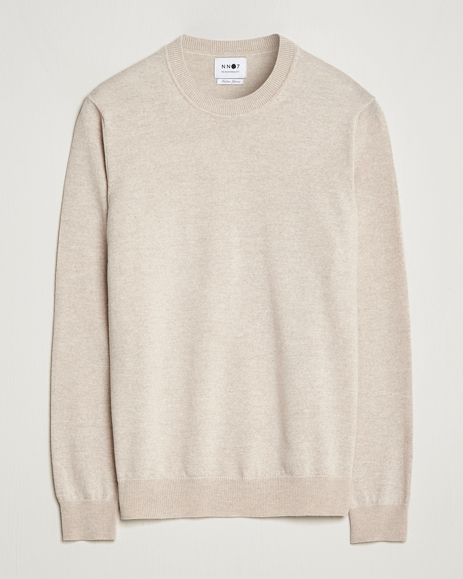Homme | Pulls Et Tricots | NN07 | Ted Merino Crew Neck Pullover Light Khaki