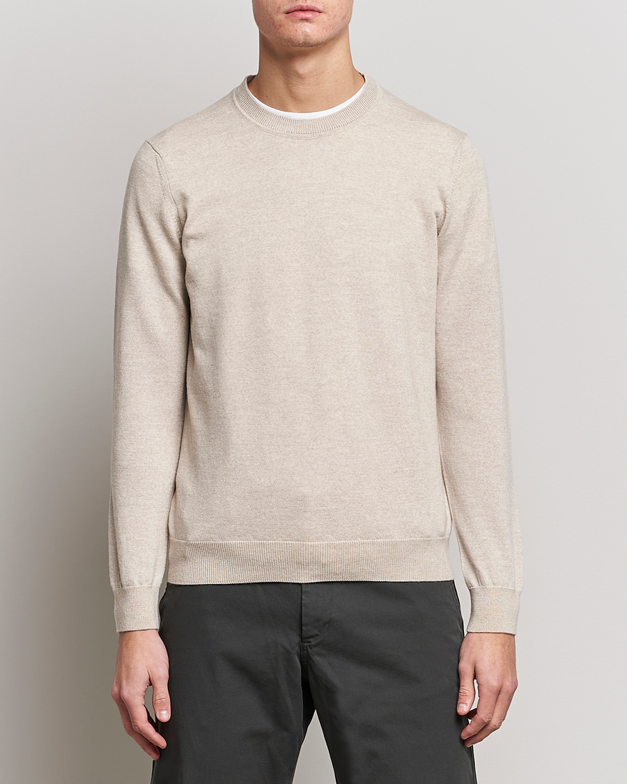 Homme | Pulls Et Tricots | NN07 | Ted Merino Crew Neck Pullover Light Khaki