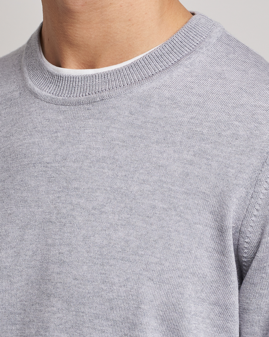 Homme | Pulls Et Tricots | NN07 | Ted Merino Crew Neck Pullover Light Grey