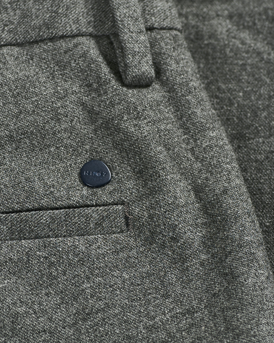 Heren | Broeken | NN07 | Theo Regular Fit Brushed Cotton Chinos Grey