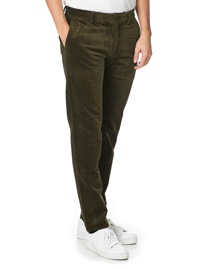 Homme | Pantalons | NN07 | Karl Regular Fit Corduroy Trousers Clay W29L32