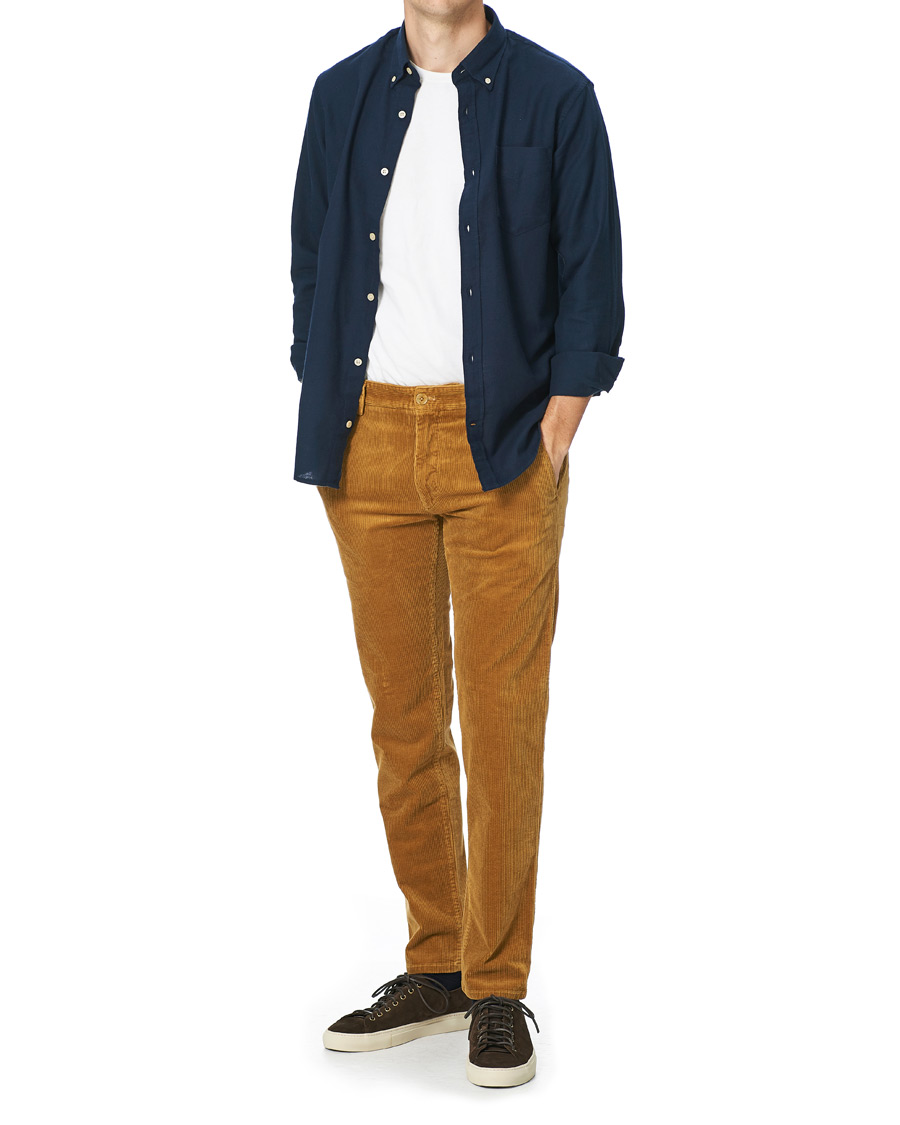 Heren | Broeken | NN07 | Karl Regular Fit Corduroy Trousers Camel