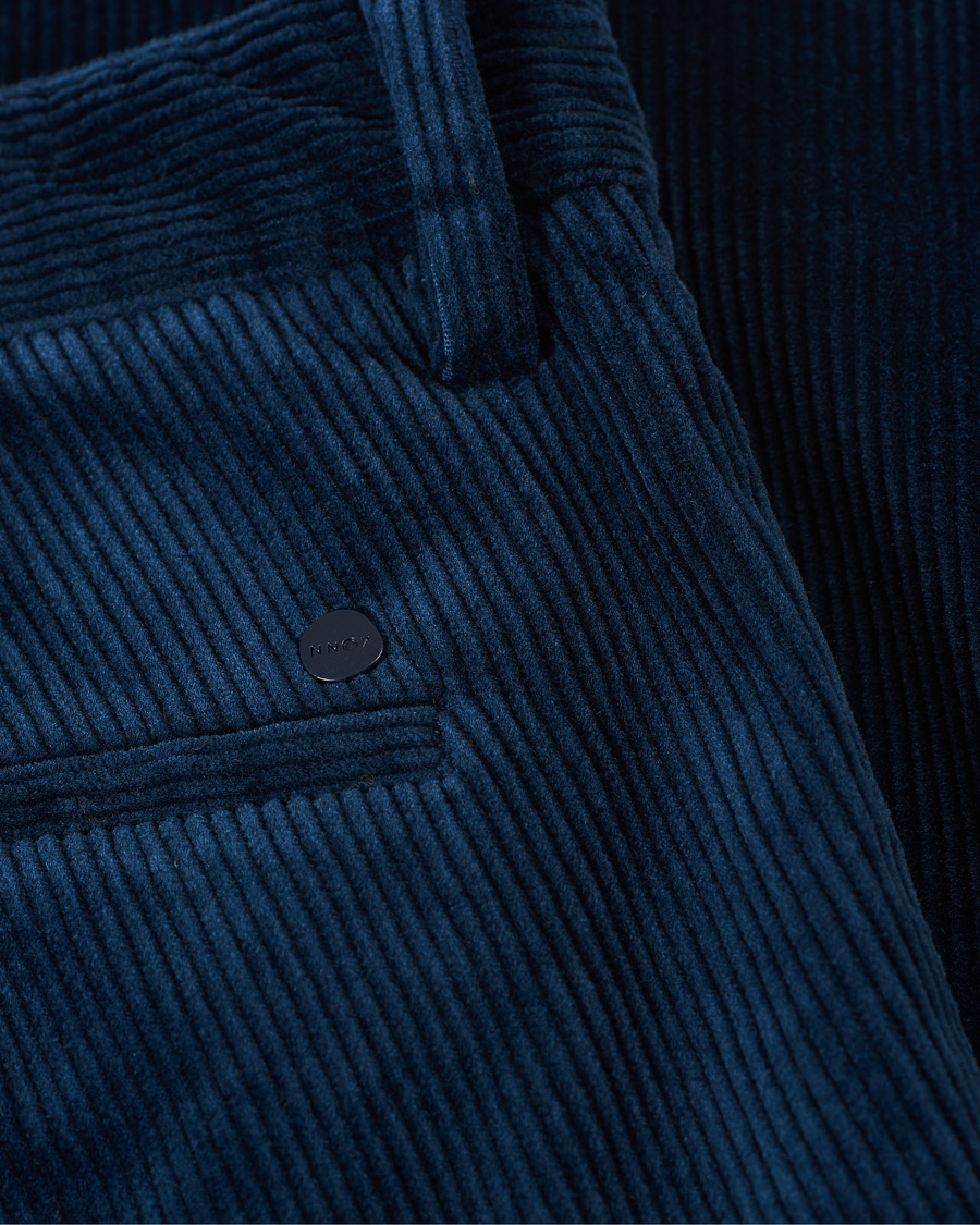 Homme | Pantalons | NN07 | Karl Regular Fit Corduroy Trousers Ocean