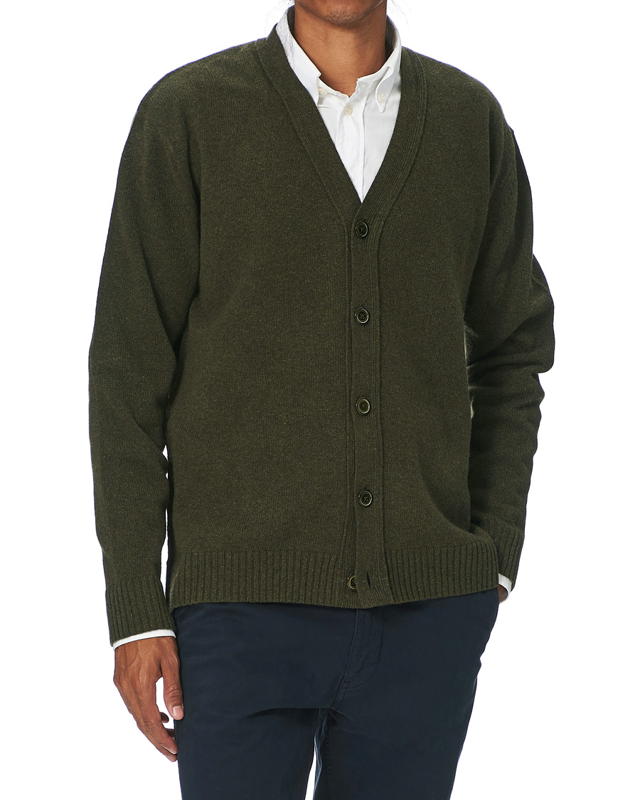 Homme | Pulls Et Tricots | NN07 | Bjorn Lambswool Cardigan Dark Army