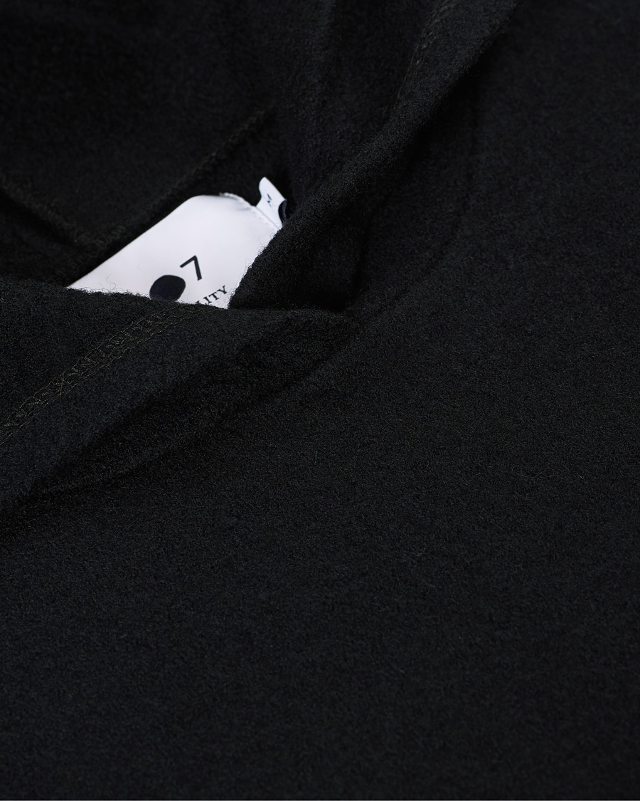 Homme | Pulls Et Tricots | NN07 | Mark Boiled Wool Hoodie Black