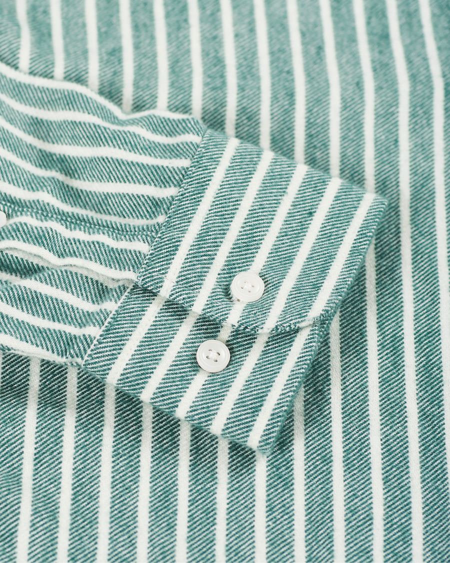 Heren | Overhemden | NN07 | Errico Striped Shirt Green/White