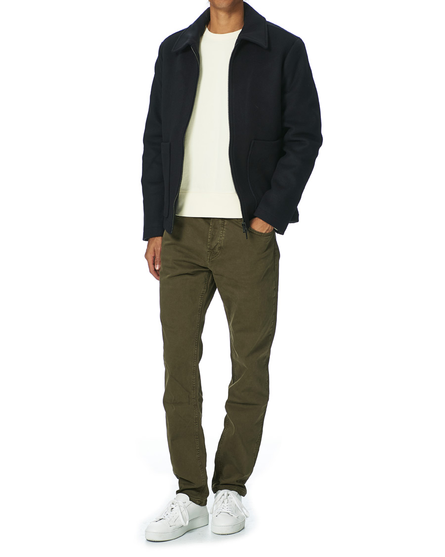 Homme | Manteaux Et Vestes | NN07 | Gael Wool Flight Jacket Navy Blue