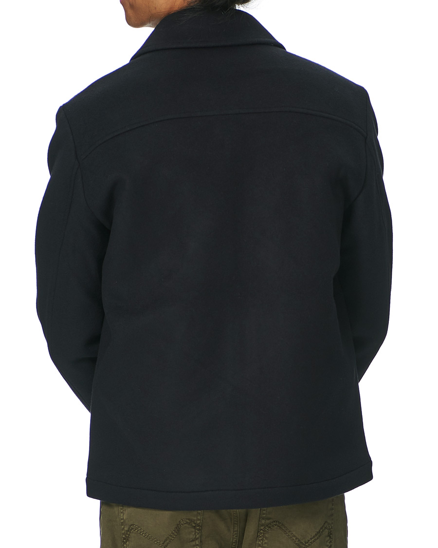 Homme | Manteaux Et Vestes | NN07 | Gael Wool Flight Jacket Navy Blue