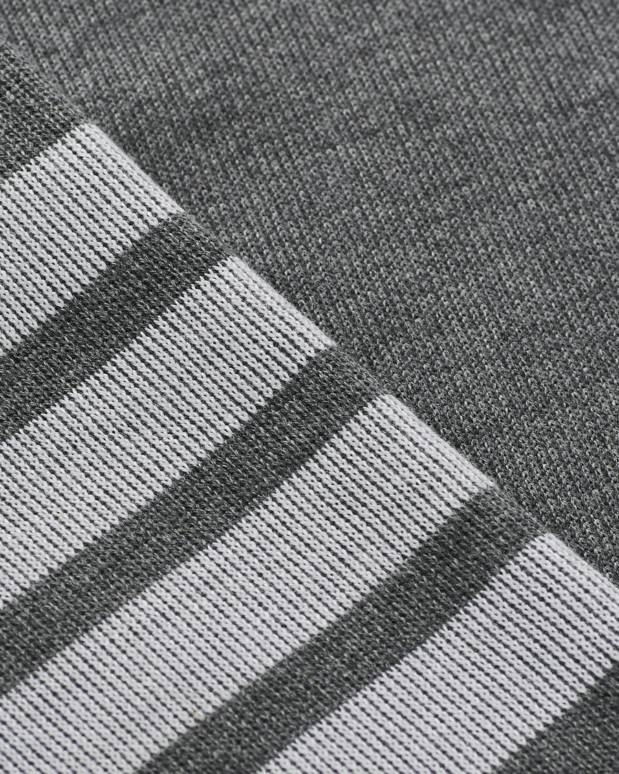 Homme | Pulls Et Tricots | Thom Browne | Funnel Neck Half Zip Sweater Medium Grey