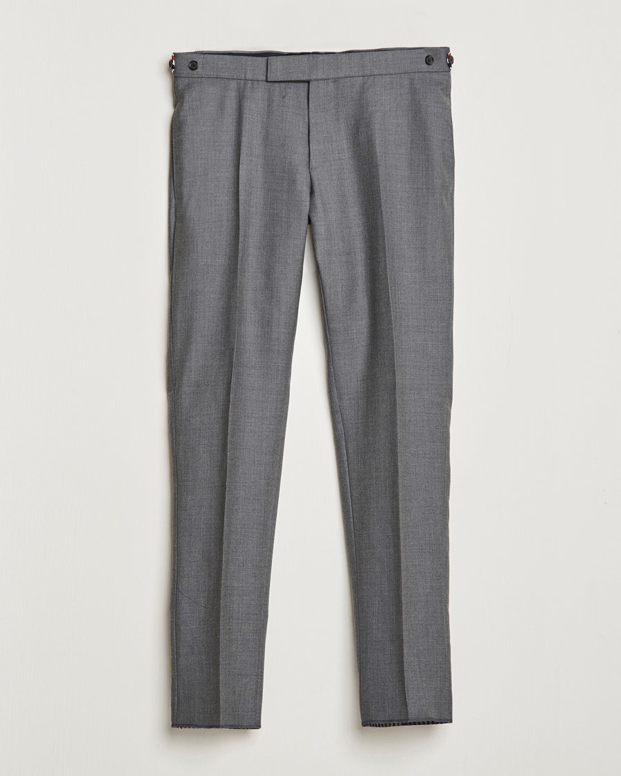 Homme | Pantalons | Thom Browne | Super 120s Wool Trousers Medium Grey