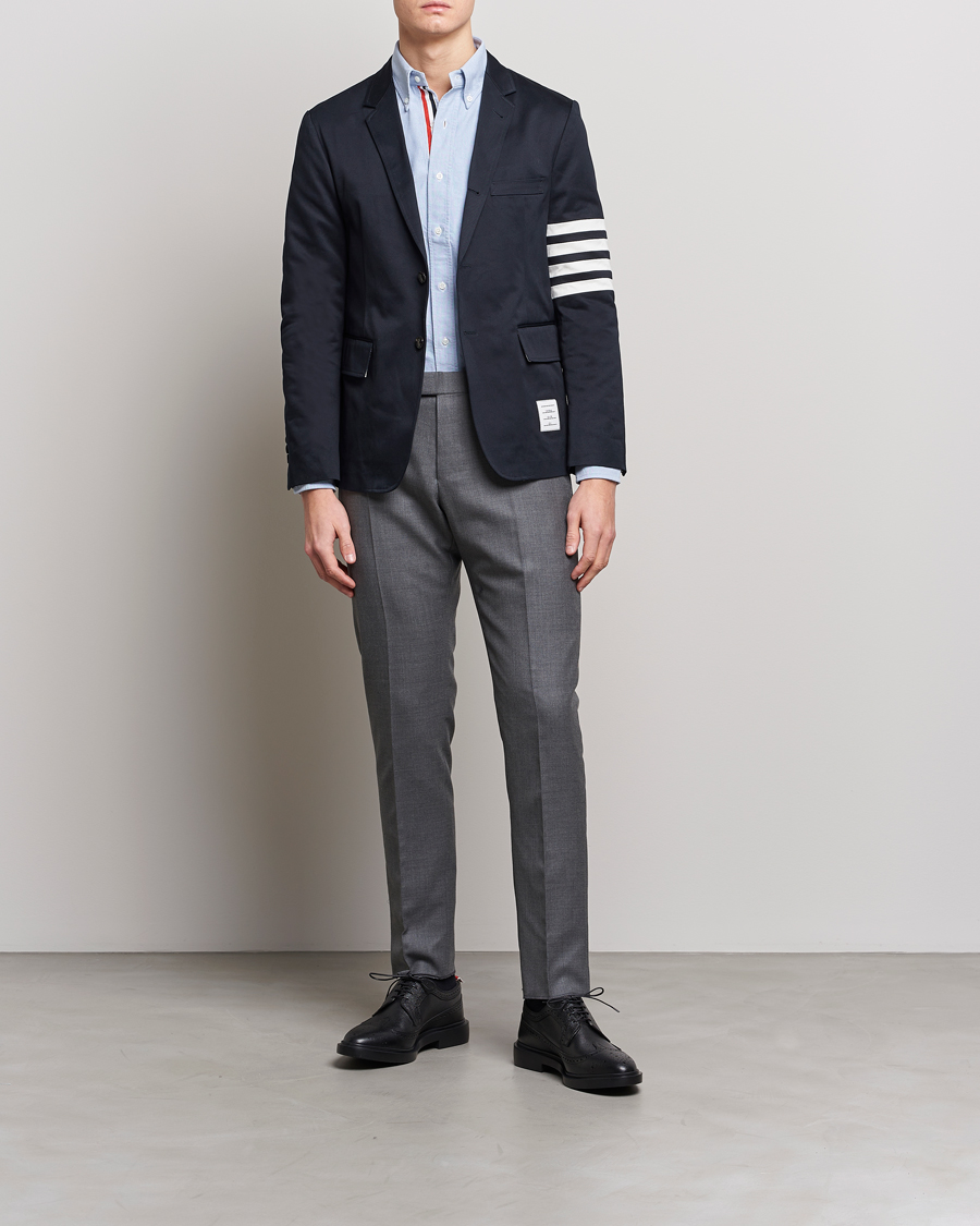 Homme | Pantalons | Thom Browne | Super 120s Wool Trousers Medium Grey