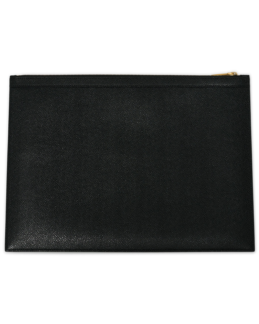 Homme | Thom Browne Large Zipper Laptop Holder Black | Thom Browne | Large Zipper Laptop Holder Black