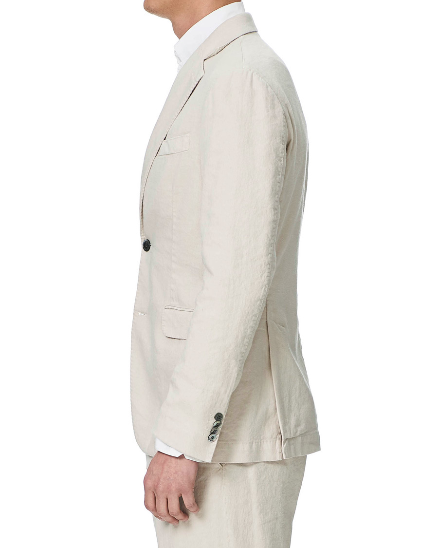 Homme | Blazers | Oscar Jacobson | Egel Cotton/Linen GW Blazer Creme