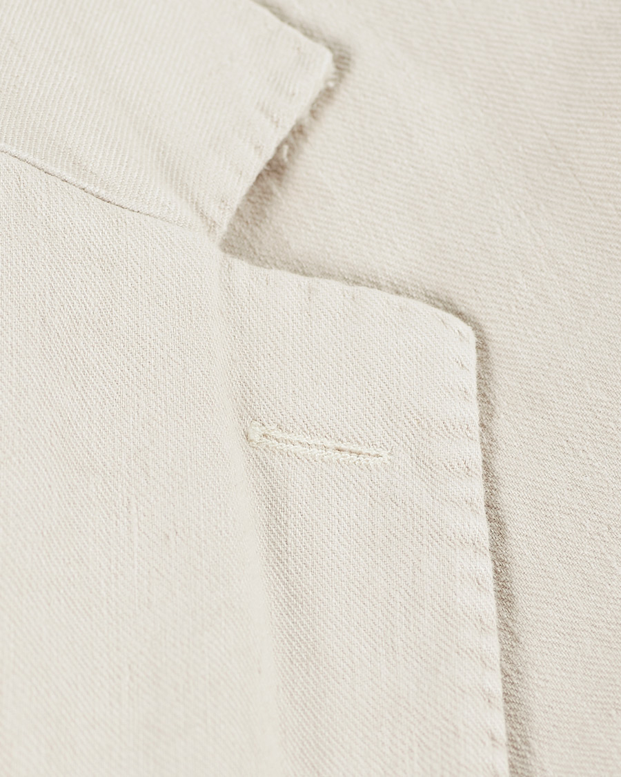 Homme | Blazers | Oscar Jacobson | Egel Cotton/Linen GW Blazer Creme