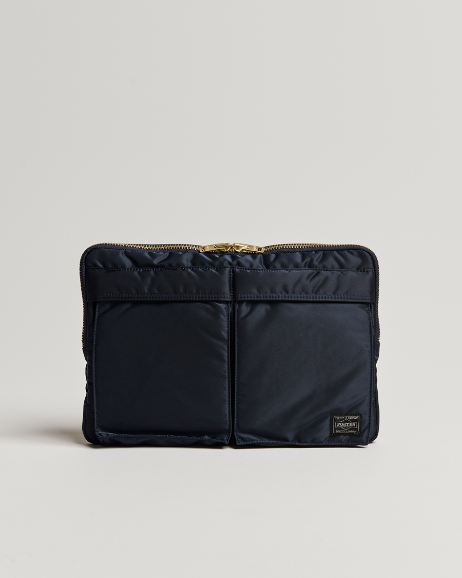 Homme | Porter-Yoshida & Co. Tanker Document Case Iron Blue | Porter-Yoshida & Co. | Tanker Document Case Iron Blue