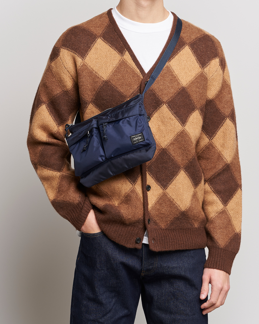 Homme | Sacs | Porter-Yoshida & Co. | Force Small Shoulder Bag Navy Blue