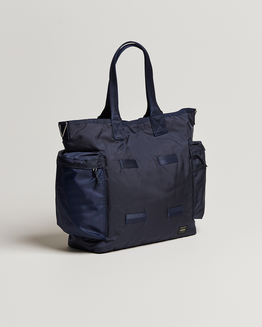 Heren | Tassen | Porter-Yoshida & Co. | Force 2Way Tote Bag Navy Blue