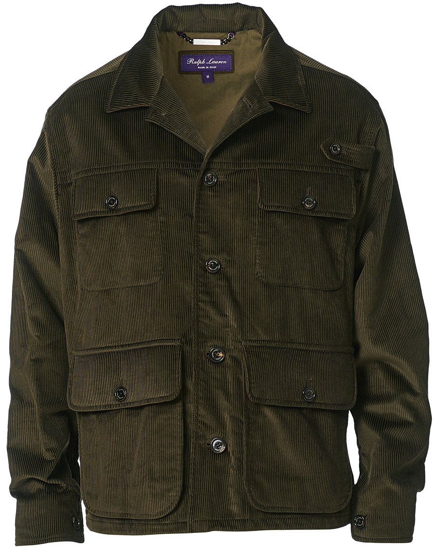 Homme | Manteaux Et Vestes | Ralph Lauren Purple Label | Seymour Wale Corduroy Jacket Dark Green
