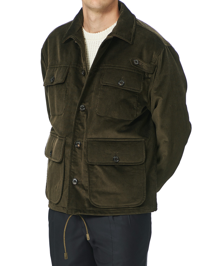 Homme | Manteaux Et Vestes | Ralph Lauren Purple Label | Seymour Wale Corduroy Jacket Dark Green