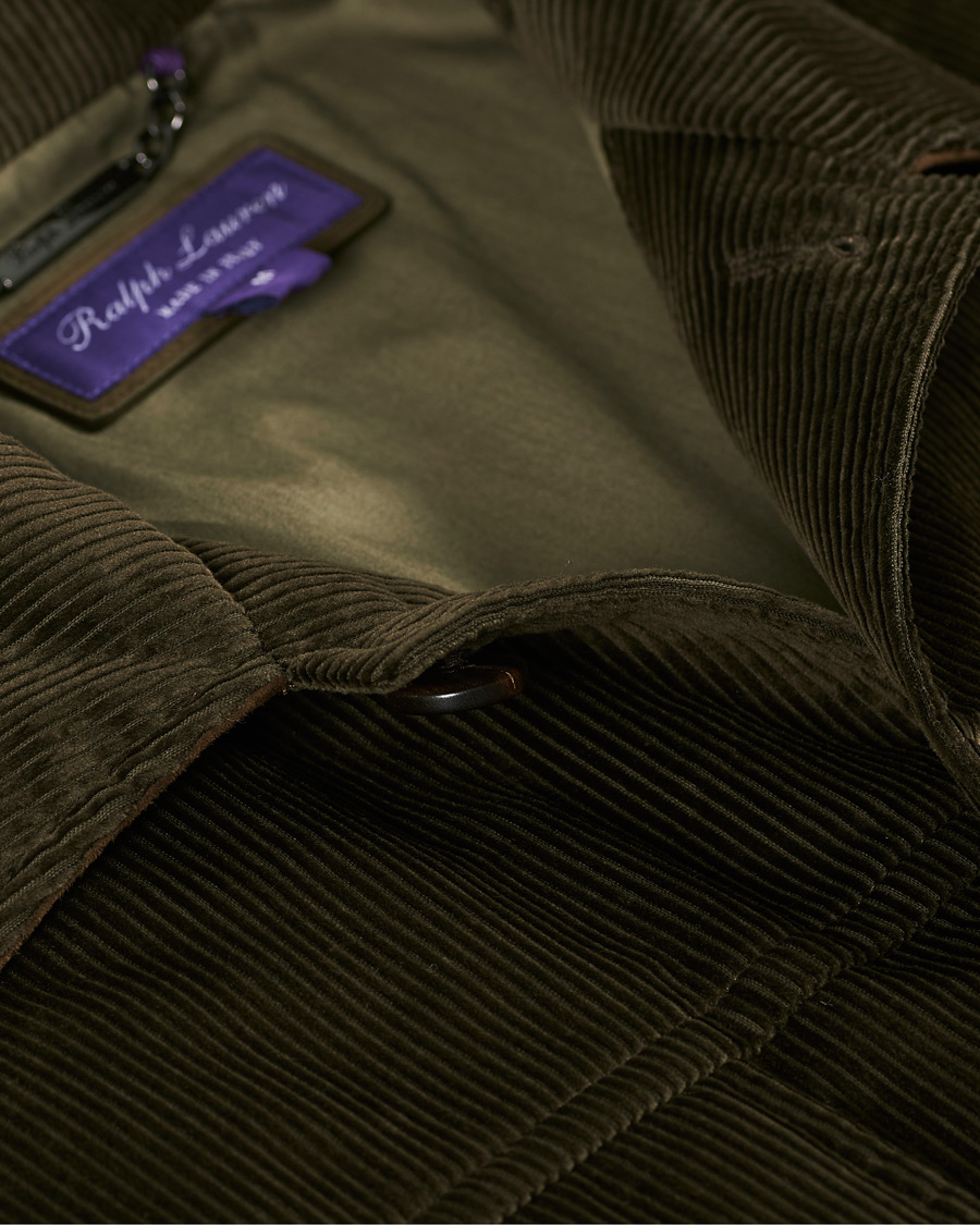 Homme | Manteaux Et Vestes | Ralph Lauren Purple Label | Seymour Wale Corduroy Jacket Dark Green