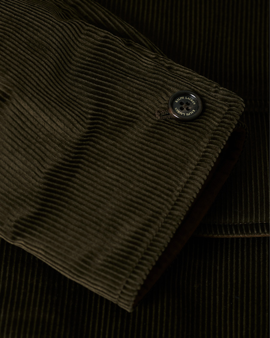 Homme | Manteaux Et Vestes | Ralph Lauren Purple Label | Seymour Wale Corduroy Jacket Dark Green