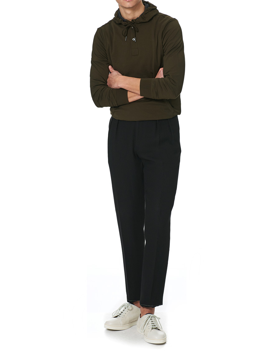 Heren | Truien | Ralph Lauren Purple Label | Luxury Lisle Hoodie Inverness Loden