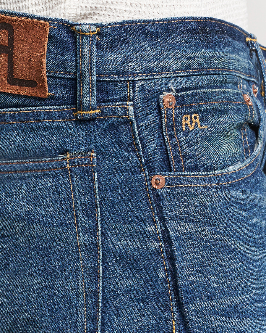 Homme | Jeans | RRL | Slim Narrow 5-Pocket Denim Grandfalls Wash