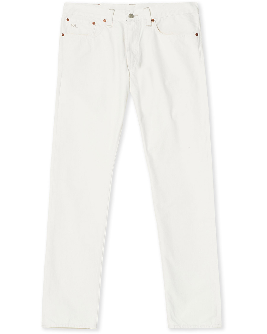 Homme | Jeans | RRL | Slim Fit 5-Pocket Denim Whitestone Wash