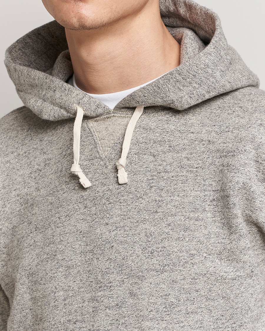 Heren | Truien | RRL | Hooded Pullover Athletic Grey Heather