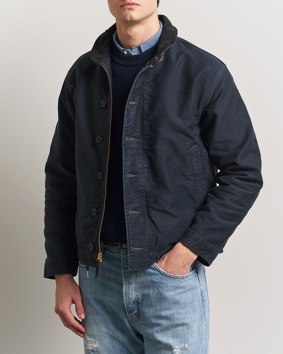 Homme | Manteaux Et Vestes | RRL | Bower Deck Jacket Dark Navy