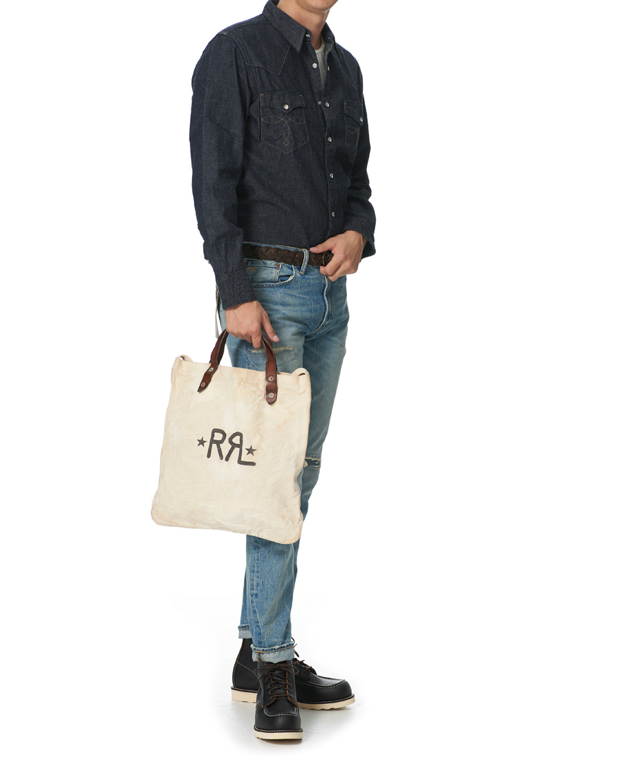 Homme | RRL Market Tote Bag Greige | RRL | Market Tote Bag Greige