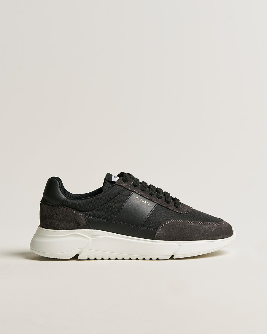 Homme | Axel Arigato Genesis Vintage Runner Sneaker Black/Grey Suede | Axel Arigato | Genesis Vintage Runner Sneaker Black/Grey Suede