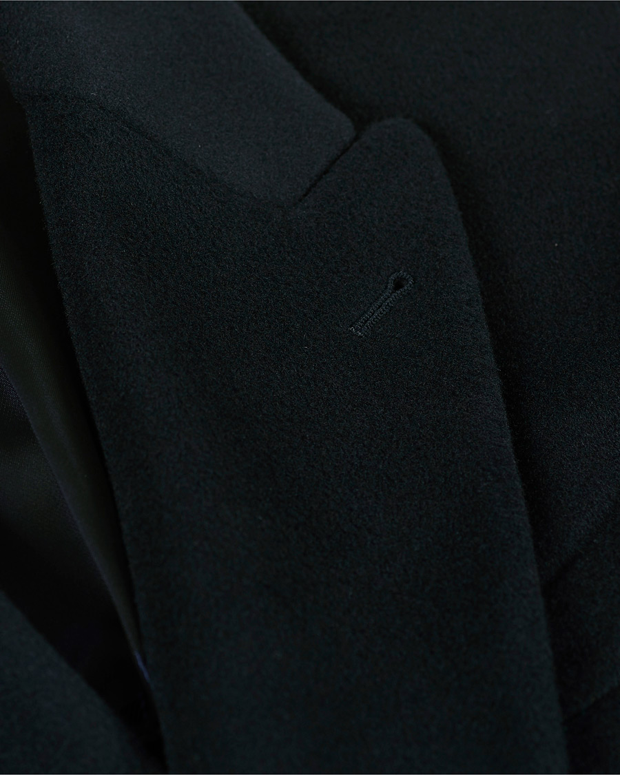Homme | Manteaux Et Vestes | Giorgio Armani | Double Breasted Cashmere Coat Navy