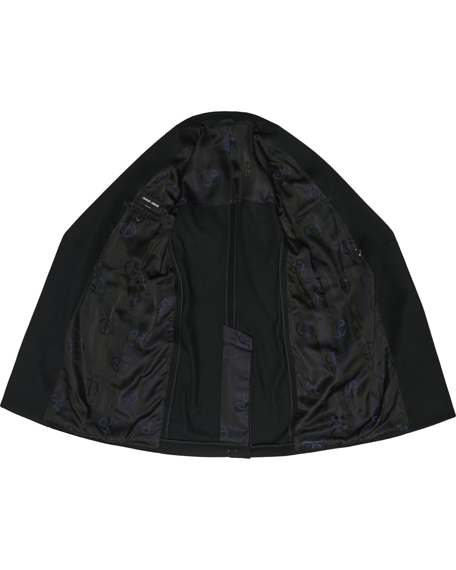 Homme | Manteaux Et Vestes | Giorgio Armani | Double Breasted Cashmere Coat Navy