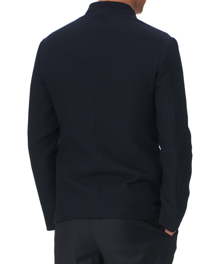 Heren | Blazers | Giorgio Armani | Waffle Wool Guru Blazer Navy