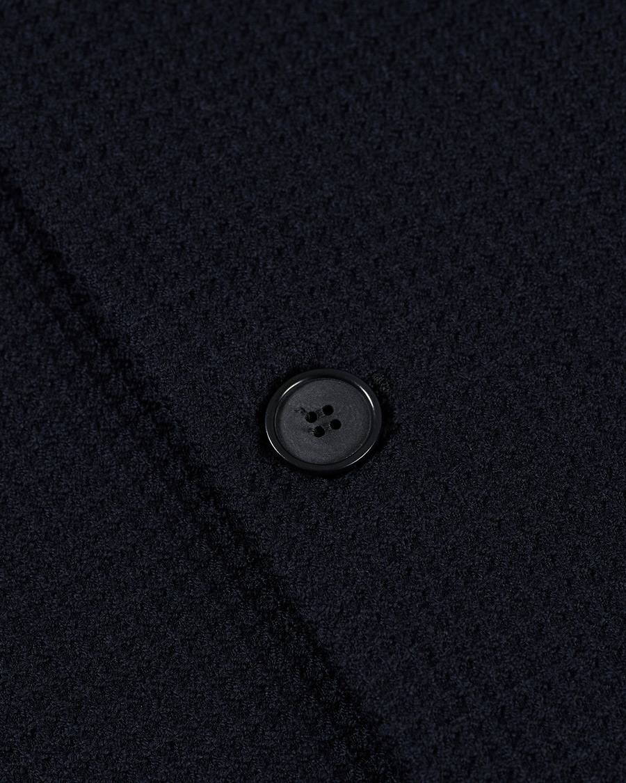 Heren | Blazers | Giorgio Armani | Waffle Wool Guru Blazer Navy