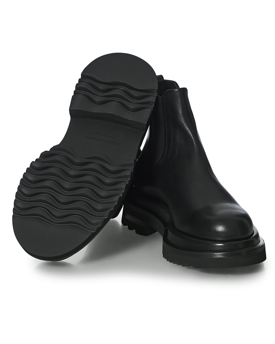 Homme | Giorgio Armani Soft Nappa Chelsea Boot Black | Giorgio Armani | Soft Nappa Chelsea Boot Black