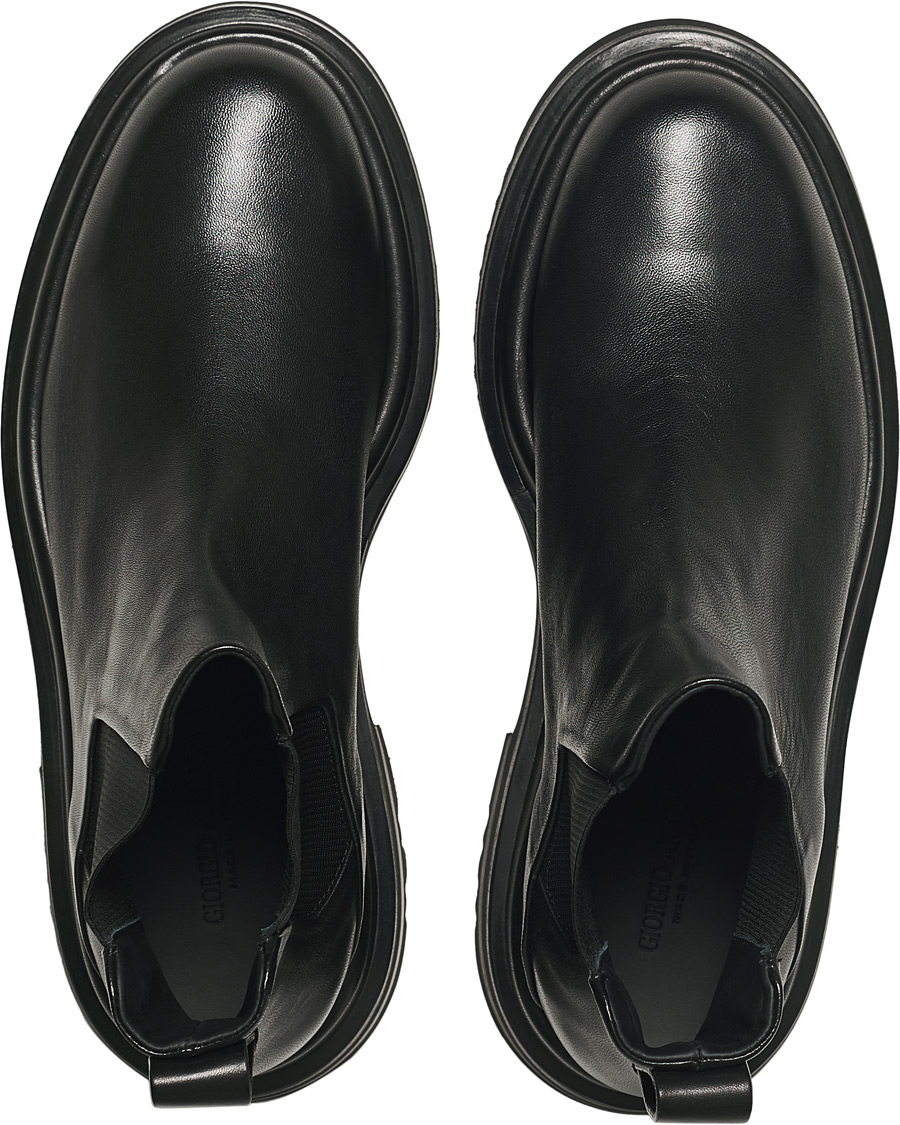 Homme | Giorgio Armani Soft Nappa Chelsea Boot Black | Giorgio Armani | Soft Nappa Chelsea Boot Black